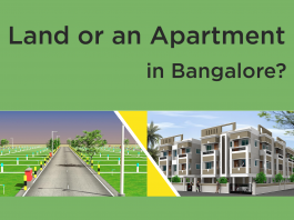 Land or an Apartment in Bangalore