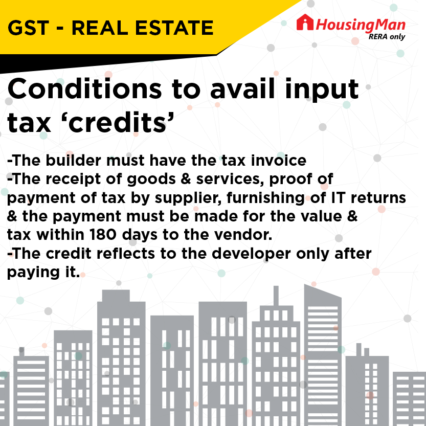 GST impact on Real Estate