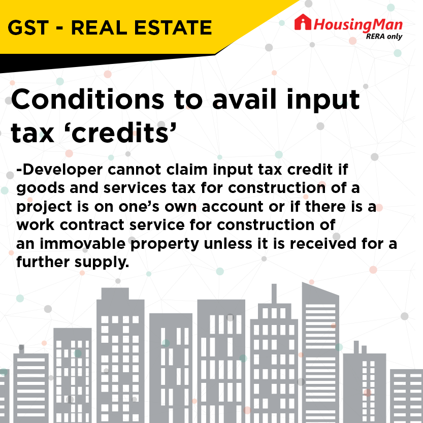 GST impact on Real Estate