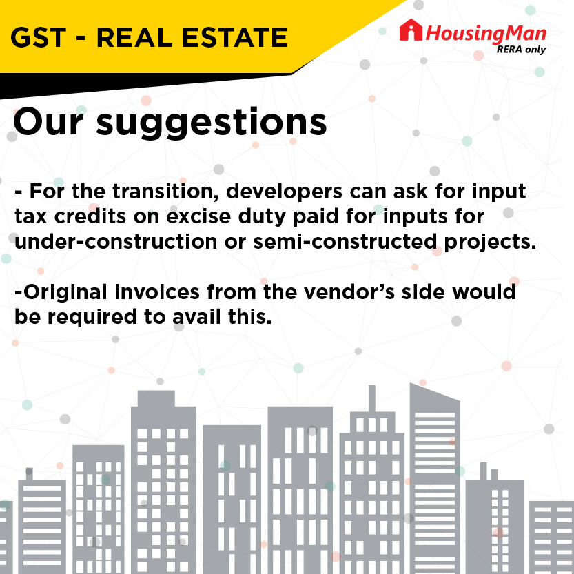 GST impact on Real Estate