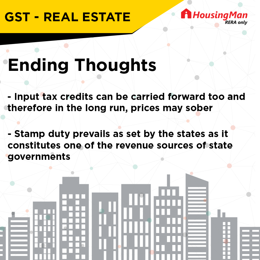 GST impact on Real Estate