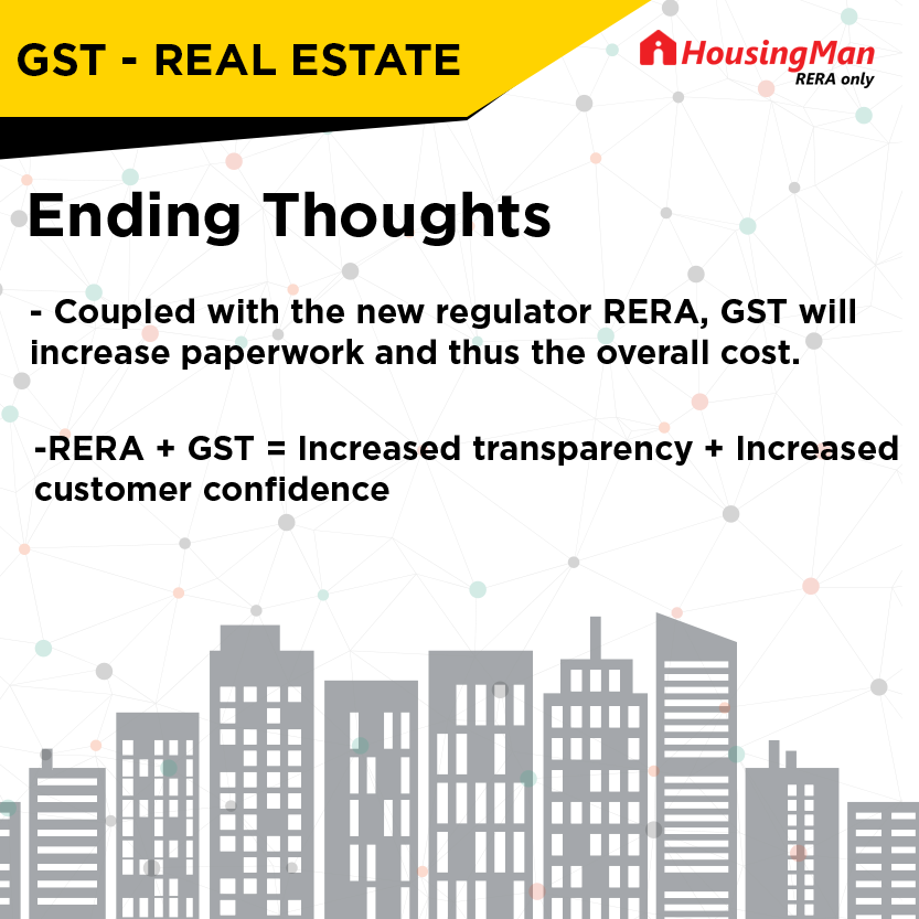 GST impact on Real Estate