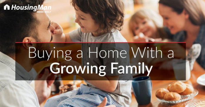 Home planning for the needs of a growing family