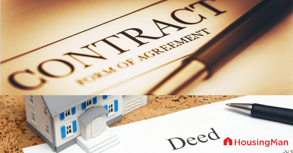 Main differences between 'Agreement for sale' and ' sale deed'