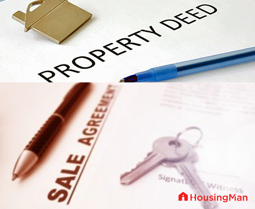 Main differences between 'Agreement For Sale' and ' Sale Deed'