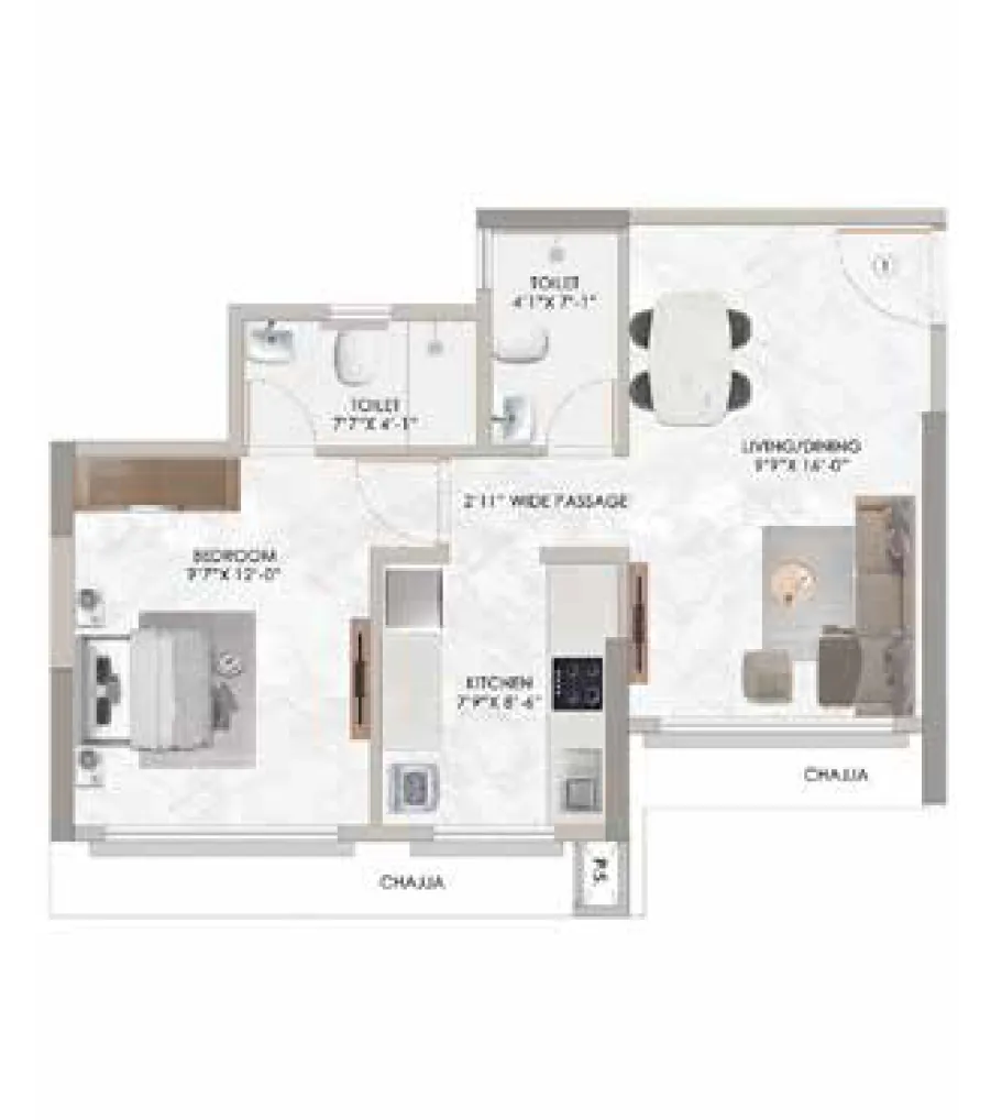 Tower A - 4BHK Series 2