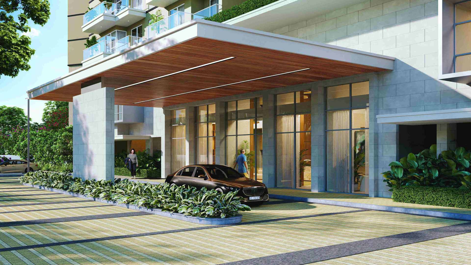 Grand entrance