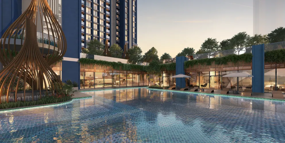 Sky Lounge with Rooftop Amenities